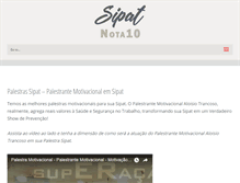 Tablet Screenshot of palestra-palestrante-sipat.com.br